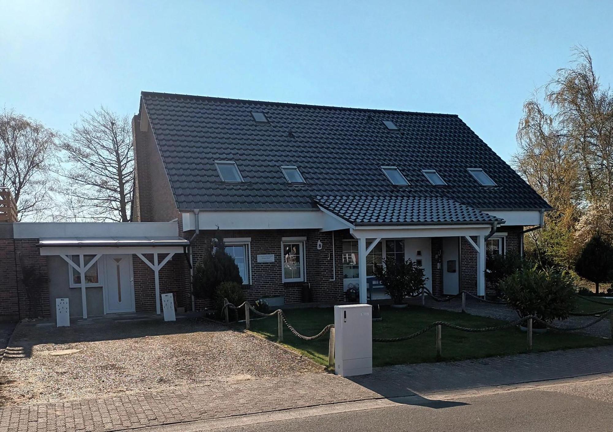 Haus Heinke Am Deich - Friedrichskoog Apartment Bagian luar foto