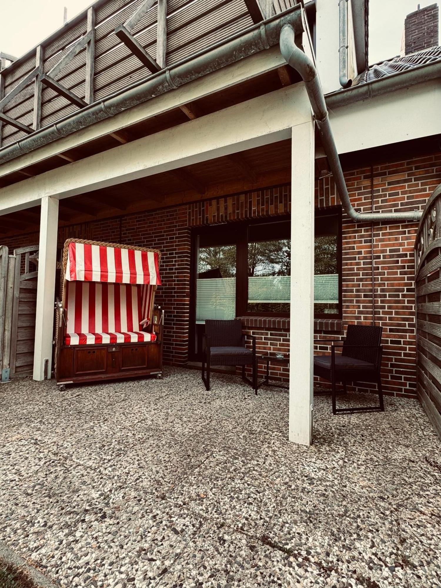 Haus Heinke Am Deich - Friedrichskoog Apartment Bagian luar foto