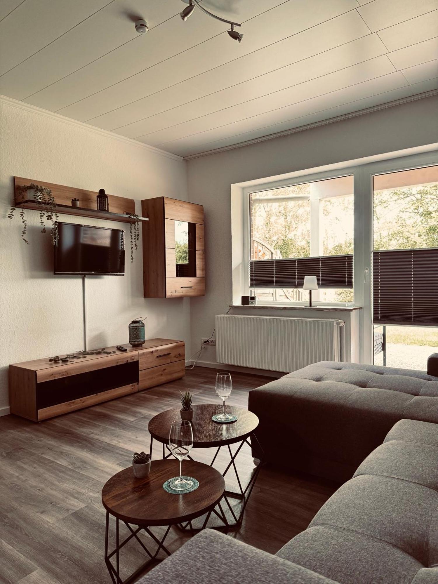 Haus Heinke Am Deich - Friedrichskoog Apartment Bagian luar foto