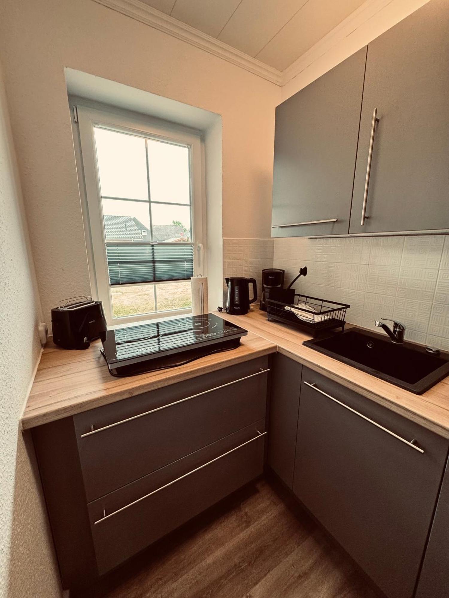 Haus Heinke Am Deich - Friedrichskoog Apartment Bagian luar foto